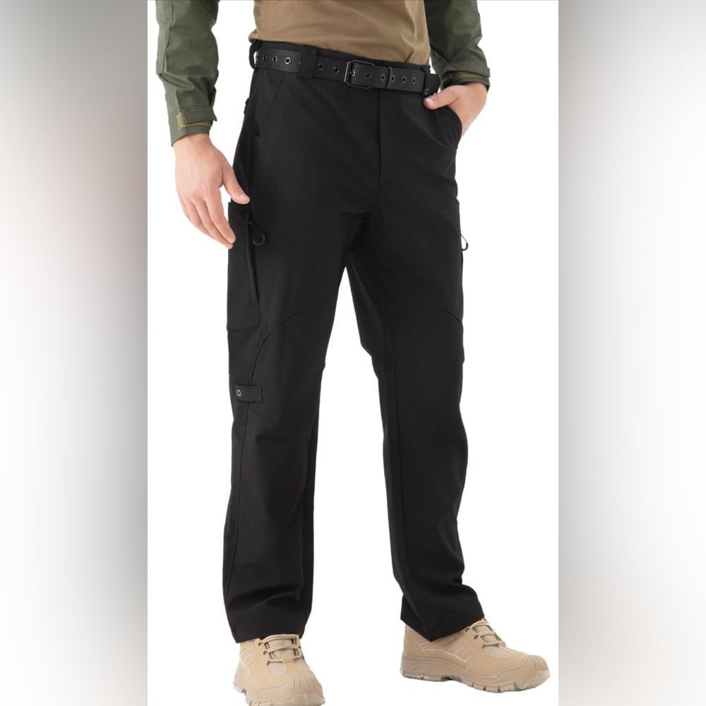 MagnaMan Men's Stretch Tactical Pants – Water Resistant Ripstop Cargo Pants XL